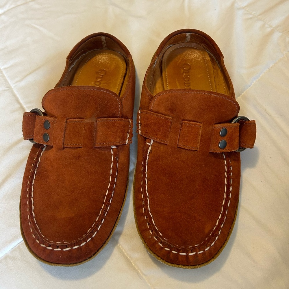 Quoddy leather Mules women’s size 7.